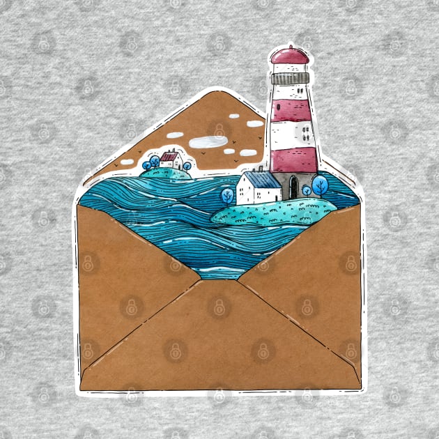 Sea Envelope by Tania Tania